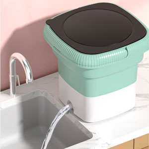 Portable Small Washing machine,13L Capacity Foldable Mini Washer,Ideal for Baby Clothes